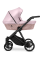 Cochecito 2 en 1 Kunert Ivento IVE-13 Pink Metalic Eco con chasis negro o dorado