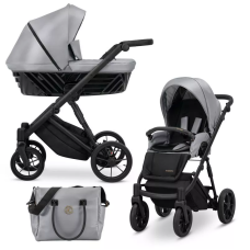 Cochecito 2 en 1 Kunert Ivento IVE-14 Grey Metalic Eco con chasis negro o dorado