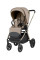 Carrito de bebé 3 en 1 CARRELLO Ultra F CRL-6557 Vintage Beige. Capazo plegable, silla de paseo y grupo 0