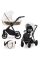 Cochecito 2 en 1 Kunert Ivento GLAM IVE-18 White Style con chasis negro o dorado