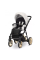 Cochecito 2 en 1 Kunert Ivento GLAM IVE-18 White Style con chasis negro o dorado