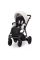 Cochecito 2 en 1 Kunert Ivento GLAM IVE-18 White Style con chasis negro o dorado