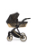 Коляска 2 в 1 Kunert Ivento GLAM IVE-19 Black Style с черной или золотой рамой