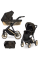 Коляска 2 в 1 Kunert Ivento GLAM IVE-19 Black Style с черной или золотой рамой