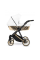 Коляска 2 в 1 Kunert Ivento GLAM IVE-16 White Pearl Eco с черной или золотой рамой