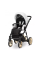 Коляска 2 в 1 Kunert Ivento GLAM IVE-16 White Pearl Eco с черной или золотой рамой