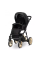 Коляска 2 в 1 Kunert Ivento GLAM IVE-17 Black Pearl Eco с черной или золотой рамой