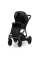 Коляска 2 в 1 Kunert Ivento GLAM IVE-17 Black Pearl Eco с черной или золотой рамой