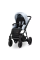 Коляска 2 в 1 Kunert Ivento GLAM IVE-22 Blue Metallic Eco с черной или золотой рамой