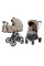 Pack CARRELLO: Carrito de bebé 2 en 1 Ultra F CRL-6557 Vintage Beige con capazo plegable + сuna colecho parque  Picto 3 en 1 