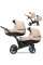 Carrito para gemelos Kunert Booster 2 en 1 BO-02 Crema – Capazos y sillas reversibles