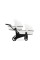 Cochecito gemelar 2 en 1 Kunert Brav Duo BD-12 White Eco con chasis negro o color champán