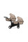 Cochecito gemelar 2 en 1 Kunert Brav Duo BD-13 Cappuccino Eco con chasis negro o color champán