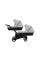 Cochecito gemelar 2 en 1 Kunert Ivento Duo ID-06 Dove Grey Eco con chasis negro o color champán