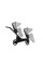 Cochecito gemelar 2 en 1 Kunert Ivento Duo ID-06 Dove Grey Eco con chasis negro o color champán