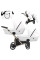 Коляска для двойни 2 в 1 Kunert Ivento Duo ID-08 White Pearl Eco с черной рамой или рамой цвета шампань