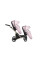 Cochecito gemelar 2 en 1 Kunert Ivento Duo ID-13 Pink Metalic Eco con chasis negro o color champán