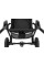 Cochecito gemelar 2 en 1 Kunert Ivento Duo ID-13 Pink Metalic Eco con chasis negro o color champán