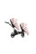 Коляска для двойни 2 в 1 Kunert Ivento Duo ID-11 Smoky Pink с черной рамой или рамой цвета шампань