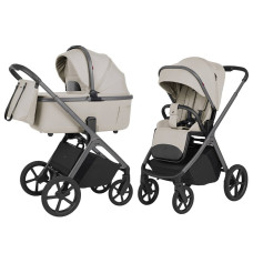 Cochecito 2 en 1 CARRELLO Vector F CRL-6700 Zephyr Beige con capazo plegable