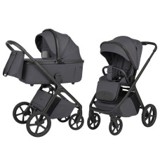 Cochecito 2 en 1 CARRELLO Vector F CRL-6700 Ample Grey con capazo plegable