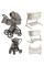 Cochecito 2 en 1 CARRELLO Vector F CRL-6700 Flannel Beige con capazo plegable + Cuna colecho eléctrica Salsa con balanceo automático 