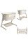Cochecito 2 en 1 CARRELLO Vector F CRL-6700 Flannel Beige con capazo plegable + Cuna colecho eléctrica Salsa con balanceo automático 