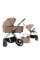 Carrito de bebé 3 en 1 Dada Flux  Beige