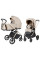 Pack CARRELLO: Carrito de bebé 2 en 1 Ultra F CRL-6557 Polar Beige con capazo plegable + сuna colecho parque  Picto 3 en 1 