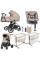 Pack CARRELLO: Carrito de bebé 2 en 1 Ultra F CRL-6557 Polar Beige con capazo plegable + сuna colecho parque  Picto 3 en 1 + Silla de auto Carrello Octopus 0-12 años