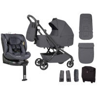 Pack ahorro CARRELLO: Carrito con capazo plegable 2 en 1 Magia CRL-6655 Elm Grey+  Silla de coche Carrello Octopus  0-12 años