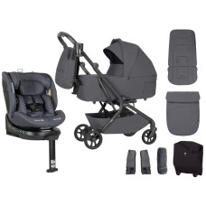 Pack ahorro CARRELLO: Carrito con capazo plegable 2 en 1 Magia CRL-6655 Elm Grey+  Silla de coche Carrello Octopus  0-12 años