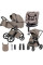 Pack ahorro CARRELLO: Carrito con capazo plegable 2 en 1 Vector F CRL-6700 Flannel Beige+  Silla de coche Carrello Octopus  0-12 años