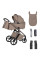 Pack ahorro CARRELLO: Carrito con capazo plegable 2 en 1 Vector F CRL-6700 Flannel Beige+  Silla de coche Carrello Octopus  0-12 años