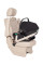 Carrito de bebé con capazo plegable 3 en 1 CARRELLO Magia CRL-6655 Spice Beige + Silla de auto (Grupo 0) Vega Light