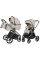 Pack CARRELLO: Carrito de bebé 2 en 1  Vector F CRL-6700 Zephyr Beige con capazo plegable + сuna colecho parque  Picto 3 en 1 + Silla de auto Carrello Octopus 0-12 años