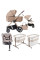 Pack ahorro: Carrito de bebé 2 en 1 Dada Flux Beige +  Silla de coche Carrello Octopus  0-12 años + сuna colecho parque Picto
