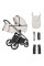 Cochecito 3 en 1 CARRELLO Vector F CRL-6700  Zephyr Beige Capazo plegable, silla de paseo y grupo 0