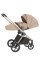 Pack ahorro: carrito de bebé 2 en 1 Carrello Ultra CRL-6527 Floral Beige  + hamaca balancín automática + Silla de auto Vega (Grupo 0+) 