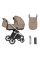 Pack ahorro: carrito de bebé 2 en 1 Carrello Ultra CRL-6527 Floral Beige  + hamaca balancín automática + Silla de auto Vega (Grupo 0+) 