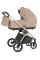 Pack ahorro: carrito de bebé 2 en 1 Carrello Ultra CRL-6527 Floral Beige  + hamaca balancín automática + Silla de auto Vega (Grupo 0+) 