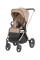 Pack ahorro: carrito de bebé 2 en 1 Carrello Ultra CRL-6527 Floral Beige  + hamaca balancín automática + Silla de auto Vega (Grupo 0+) 
