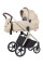 Набор: Детская коляска 2 в 1  Carrello Vector CRL-6550 Seashell Beige + Автокресло Carrello Octopus0-12 años + приставная кроватка-манеж Picto 3 в 1